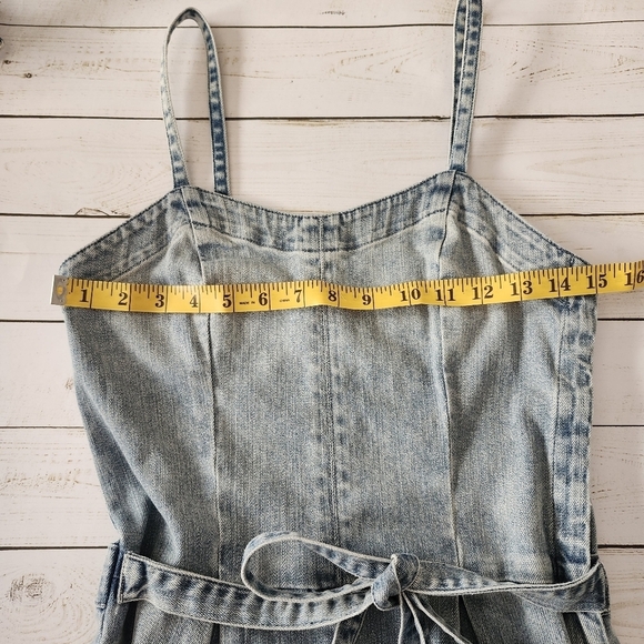 Adriano Goldshmeid Light Blue Distressed Denim Overalls Size XS - Picture 9 of 13